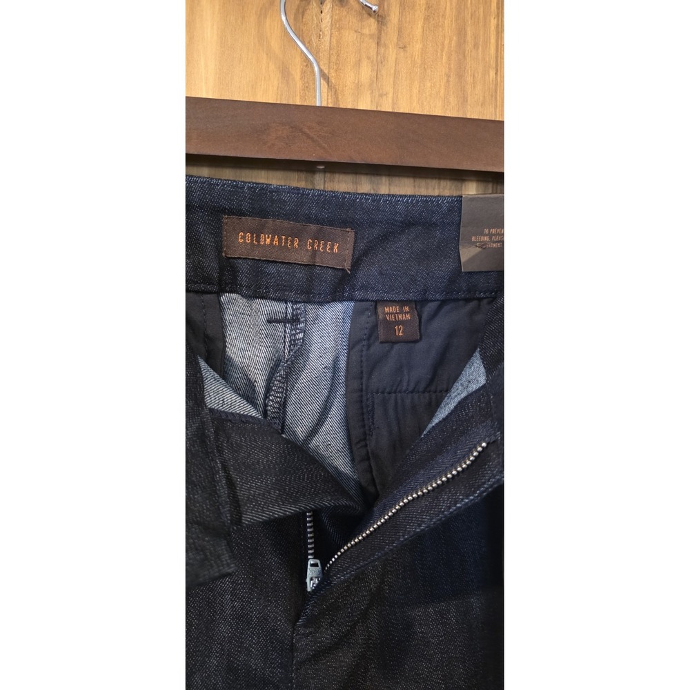 COLDWATER CREEK Denim Bootcut Trouser Jean Pants Sz 16 wide Leg - Picture 5 of 8